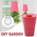 Flower Pots Indoor Sky Upside Down Recycled Hanging Planter Pot Upside Down Sky Planting Pot