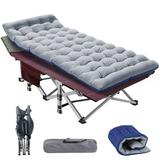 Docred Folding Camping Cots for Adults Heavy Duty cot with Carry Bag Portable Sleeping Bed for Camp Office Use Outdoor Cot Bed for Traveling