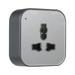 Irfora Universal 3-Pin Track Sockets Power Track Socket Outlet Versatile Electric Mobile Track Socket Power Track Adapter