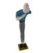 Life Size Male Butler host statue Made of Resin Size: 15 x 26 x 58 H