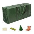 JTWEEN Garden Furniture Cushions Storage Bag Large Waterproof Lightweight Outdoor Patio Seat Pads Carry Handbag with Handle for Christmas Tree 173*76*51cm