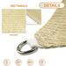 Sunshades Depot 18 x 18 Sun Shade Sail Square Permeable Canopy Beige Custom Size Available Commercial Standard