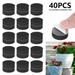 HOTBEST 40 PCS Invisible Pot Feet Pots and Flowers Rubber Risers for Pots Solid Rubber Pots Risers Pot Lifters for Indoor or Outdoor Planters