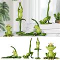 Cheer.US Meditating Yoga Frog Statues Resin Frog Garden Statues and Figurines Fairy Garden and Yoga Frog Outdoors Spring Decorations for Home Patio Yard Lawn Porch Ornament Gift