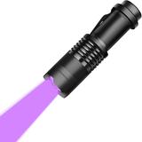 UV Flashlight LED UV Flashlight UV Flashlight UV UV Lamp 395nm Black Light Flashlight Pet Urine Detector Find Stains on Clothes Floor Carpet and Verify Currencyï¼ˆ1pcs-Blackï¼‰