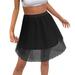 vbnergoie Tulle Skirts For Women Short Tutu Layered Short Prom Party Mini Skirt Tennis Skirts Womens Mini Skirt