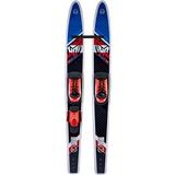 HO Sports Blast Combo Water Skis with Horseshoe Bindings and Rear Toe Strap Bar