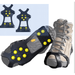 Ice Traction Cleats Large - Lightweight Traction Cleats for Walking on Snow & Ice - Anti Slip Shoe Grips Quickly & Easily Over Footwear - Portable Ice Grippers for Shoes & Boots