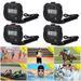 4PCS Digital Electronic Stopwatch Sports Chronograph with Strap Professional Running Timer