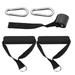5pcs Exercise Set Workout Handles Door Anchor Carabiner Hooks for Exercise Resistance Bands Cable Machines