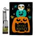 Spooky Night Garden Flag Set Halloween 13 X18.5 Double-Sided Yard Banner