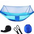 Camping Hammock with Net Mosquito Parachute Fabric Camping Hammock Portable Nylon Hammock for Backpacking Camping Travel