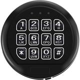 WAH LIN PARTS Gun Safe Lock Replacement Black Keypad with Solenoid Lock DIY Safe Electronic Lock Set Fits Stack-On Elite & Most Common Safes