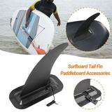 Yirtree 9 Surfboard Fin â€“ Inflatable Paddleboard Fin â€“ Quick Release Detachable Longboard Center Fin â€“ Easy DIY No-Tool Installation