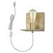 Trend Lighting TW40070AB 6 in. Arris 1-Light Aged Brass Sconce
