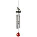 Woodstock Windchimes Crystal Cardinal Chime Wind Chimes For Outside Wind Chimes For Garden Patio and Outdoor DÃ©cor 18 L