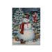 Christmas Themed Garden Flag Winter Holiday Yard Outdoor Snowman Linen Banner Festival Decor