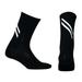 Greyghost 1Pair New Release High Reflective Cycling Socks Night Safety Men Women Professional Bicycle Bike Socks Sport Hiking Running Sock Black