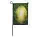 KDAGR Green Fairy Road in Magic Dark Forest Fantasy Tale Imagine Garden Flag Decorative Flag House Banner 28x40 inch