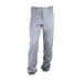 3N2 Men s Stock Poly Elastic Hem Baseball Pants Size: Large Grey