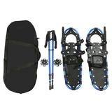 MABOTO Snow Shoes Aluminum Snow Shoes with Adjustable Poles Carry Bag for Women Men