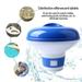 Blue Pool Chlorine Large and Deluxe White 5 Dispenser Swimming Floating inch Cleaning Supplies Gifts accessory PVC Blue