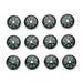 LYUMO 20mm 12pcs Mini Pocket Oil Filled Compass for Hiking Camping Outdoor Activities Accessory Button Compass Pocket Compass