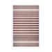 Superior Kadin Striped Indoor/ Outdoor Area Rug 5 6 x 7 6 Beige