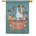 Ornament Collection Bunny in Basket Springtime Easter Double-Sided Garden Decorative House Flag Multi Color