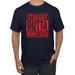 Straight Outta Minnesota MIN Fan | Fantasy Baseball Fans | Mens Sports Graphic T-Shirt Navy Medium
