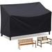 Rosnek Outdoor Waterproof Bench Cover Outside Park 2/3/4 Seater High Back Sofa Chair Cover Patio Garden Furniture Protector