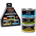 Steven Raichlen s Planet Barbecue 3 Pack Smoke in a Can - Apple Mesquite Hickory - Turn Any Grill into a Smoker - Easily Infuse Natural Wood Flavor into Food