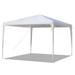 3 x 3m White Waterproof Tent with Spiral Tube pop-up Quick Canopy Commercial and Convenient Canopy Commercial Tents Canopies Waterproof and Sun Protection.