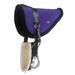 Horse Western Fleece Padded Bareback Saddle Pad Purple w/ Cinch Stirrups 39158