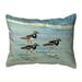 Betsydrake HJ1183 16 x 20 in. Ruddy Turnstones Large Indoor & Outdoor Pillow - Large