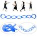 HeJx 7 Holes Elastic Silicone Fitness Pilates Exercise Yoga Resistance Band Rope