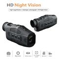 Zeni Monocular Night Vision for Day Night Use 5X Digital Zoom 300M Full Dark Viewing Distance Hunting Telescope 1080P Travel Infrared IR High-Tech Gear for Hunting Card Reader NOT Included R11