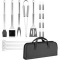 Baker Boutique BBQ Accessories 20Pcs Grill Tools Set Stainless Steel Barbecue Tool Sets