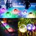 Colorful Solar Floating Pool Light LED Pool Light with RGB Color Changing Waterproof Solar Pool Light for Night Pool Floating or Hanging LED Glowing Pool Ball Light - (2 Pack)