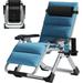 ABORON Zero Gravity Chair with Cushion & Headrest Folding Lounge Chair Zero Gravity Recliner Chair Supports up to 440lbs