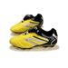 Ritualay Boys Nonslip Lace Up Sneakers School Breathable Football Shoes Gym Lightweight Flat Soccer Cleats Yellow Long Nail 38