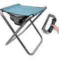 Camping Stool Portable Folding Stool XXL Size Camping Stool for Adults Aluminum Alloy Folding Stool for Travel Camping Hiking Fishing Gardening with Carry Bag