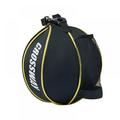 Basketball Bag Sports Ball Bag Football Volleyball Softball Adjustable Shoulder Strap 2 Side Mesh Pockets round Shape Soccer Shoulder Bag Holder Carrier