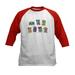 CafePress - Power Rangers Group Shots Kids Baseball T Shirt - Kids Cotton Baseball Jersey 3/4 Sleeve Shirt