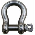 MarineNow US Typle Marine Bow Shackle 316 Stainless Steel With Oversize Screw Pin Choose Size and Quantity (7/16 with 1/2 Pin 50-Pack)