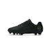 GENILU Boys Athletic Soccer Shoes Mens Training Firm Ground Soccer Cleats Fashion Sneakers for Big Kid Black 1Y
