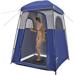 KingCamp Oversized Camping Shower Tent Portable 1 Room Privacy Shelter Tent with Floor for Outdoor Showers Changing Dressing and Toilets Tent Blue
