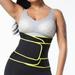 Puntoco Women Shapeware Clearance Wrap Waist Belt Slimming Body Shaper Plus Size Waist Trainer Shapeware Yellow 8(L)
