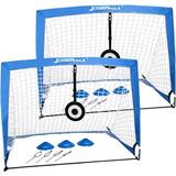 JOGENMAX 4x3 Portable Pop Up Soccer Goal Soccer Net