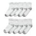 6-Pack Everlast Boy s Full Cushion Quarter Socks Size 9-11 (Ages 7-14 years)